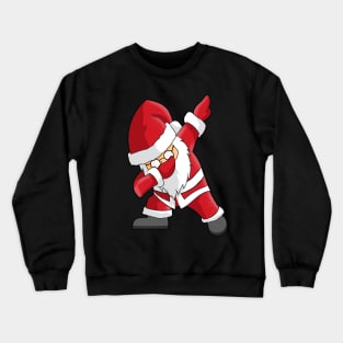 Dabbing Santa graphic - Funny Dab Santa Claus Christmas Tee Crewneck Sweatshirt